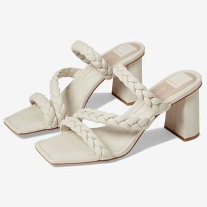 - Dolce Vita Pang Stella Pang SlipOn Braided Strappy High Heel Sandals 8.5shoes